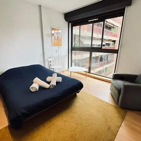Studio 32 M Ideal For 2 In The Downtown Appartement